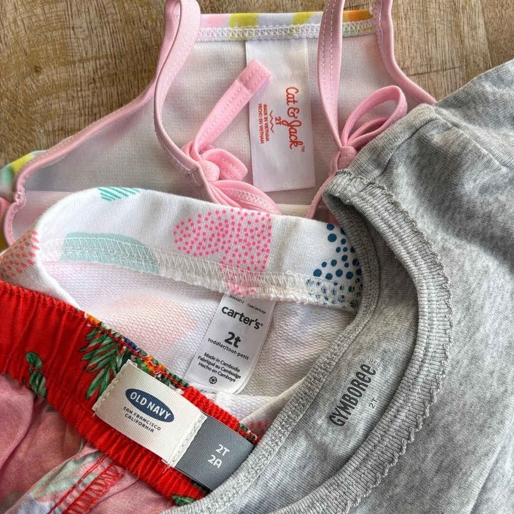 Girls Mixed Brands Summer Bundle 2t